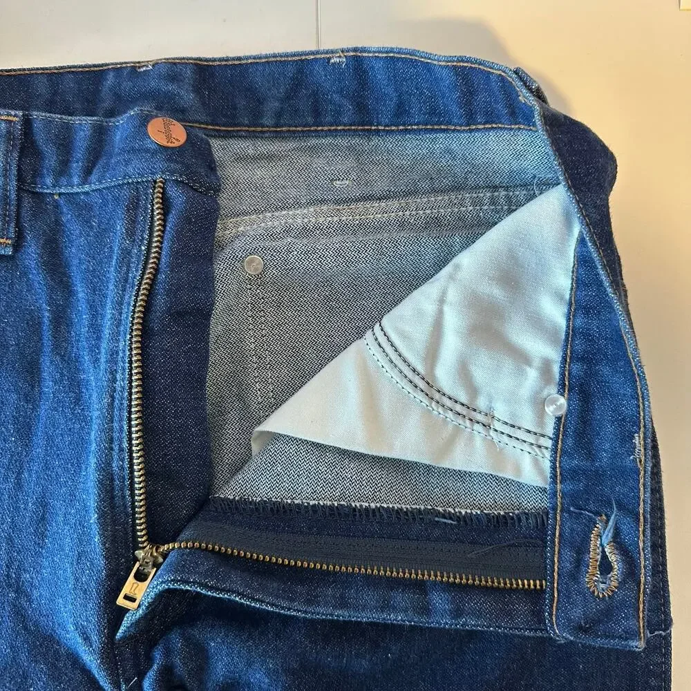 Wrangler Men’s Cowboy Cut Slim Fit Denim Jeans Size 33x34 0936DNI Ranch Western